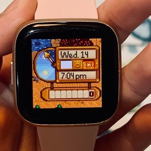 ✨ pink / rose gold fitbit versa 2 ✨